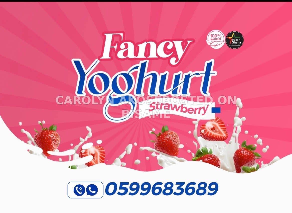 Fancy Yoghurts, Juices and cocoa Drinks for large events