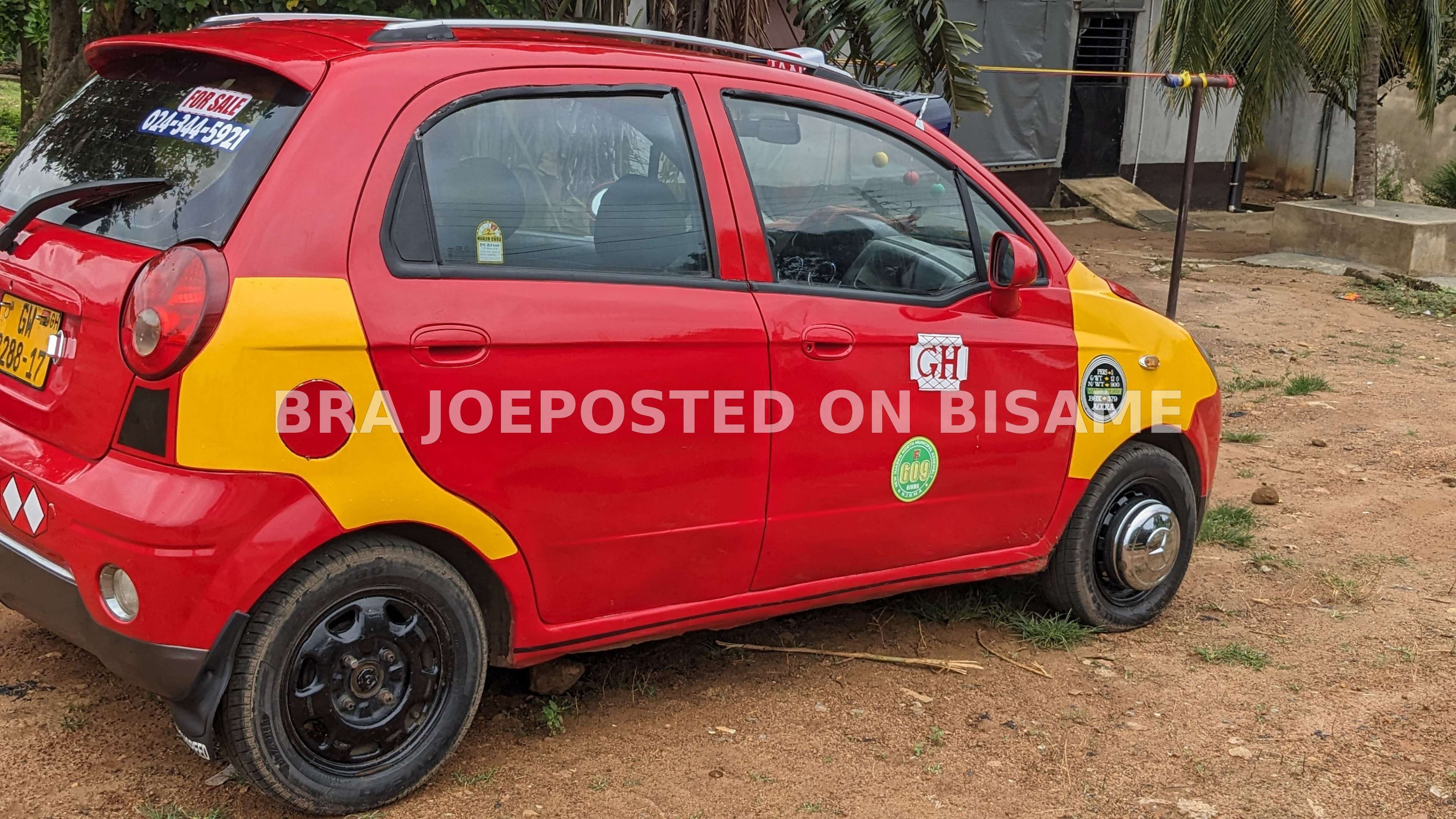 Daewoo matiz 3, 2009, Ghanaian Used, Red