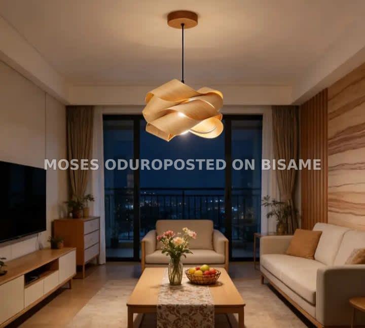 Wooden Craftwork Chandelier Lighting