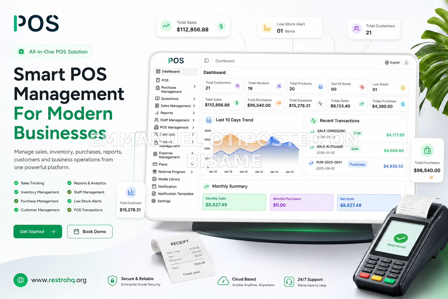 Powerful and Modern POS Software