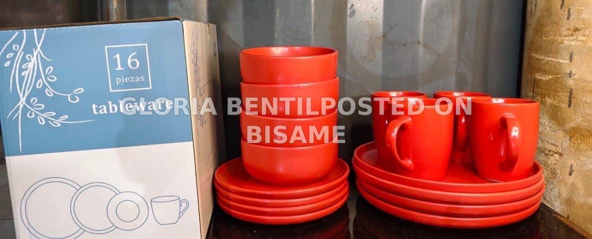 Loria Bentil 16 pieces ceramic dinnerware set