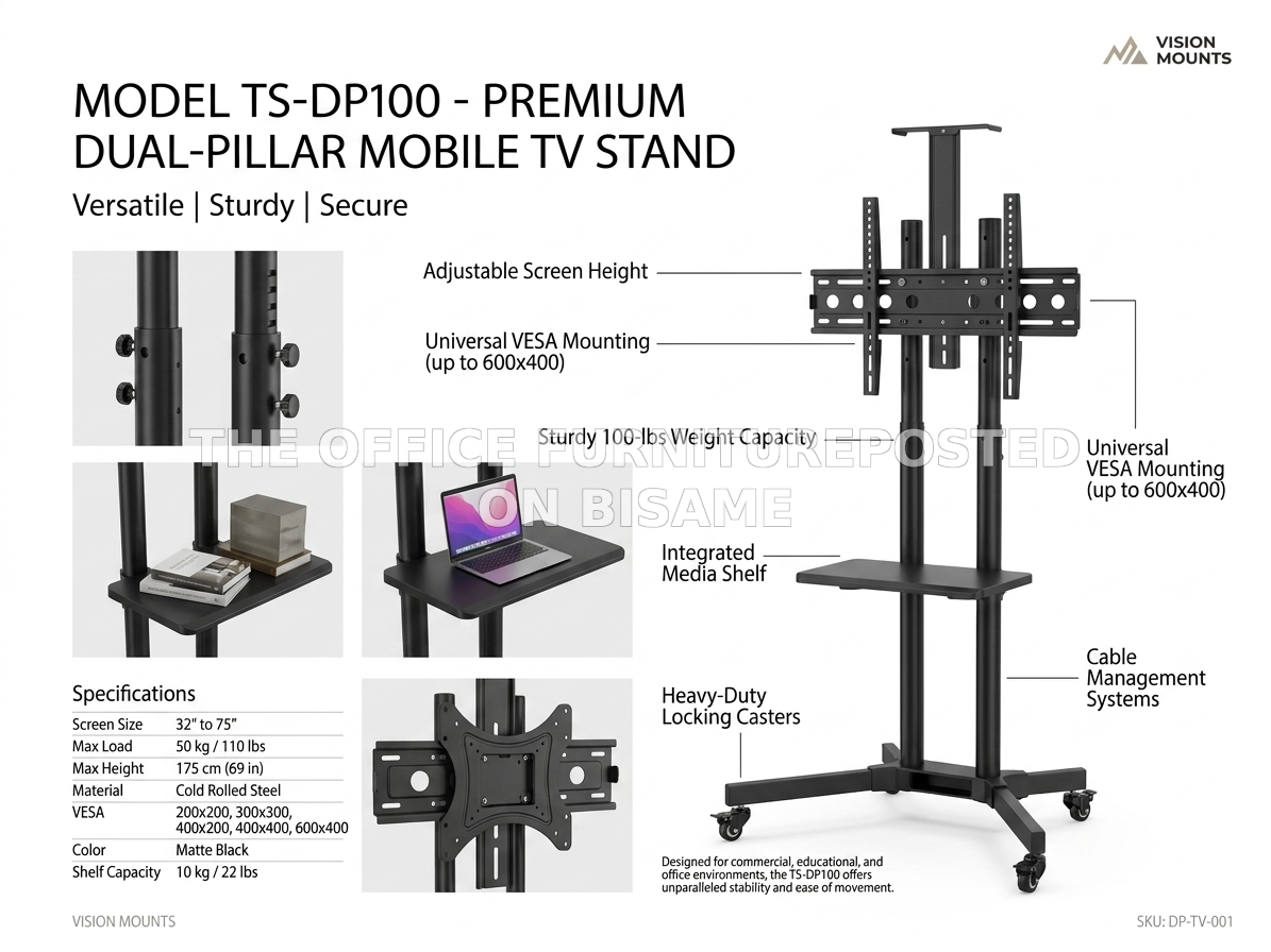 Metal TV stand
