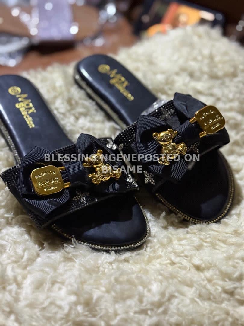 Ladies Slippers and Bag 