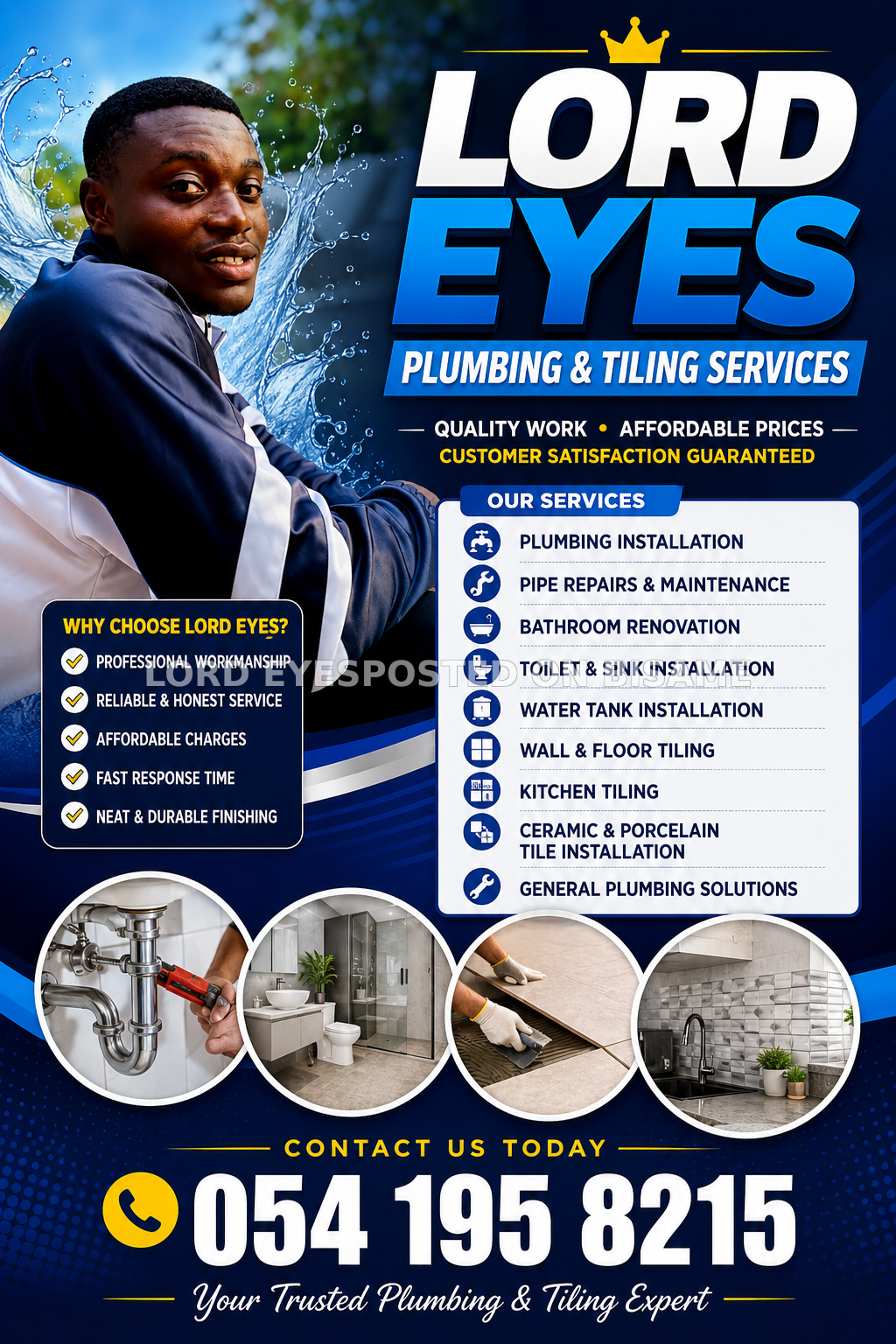 Lord Eyes plumbing and Tiling installations