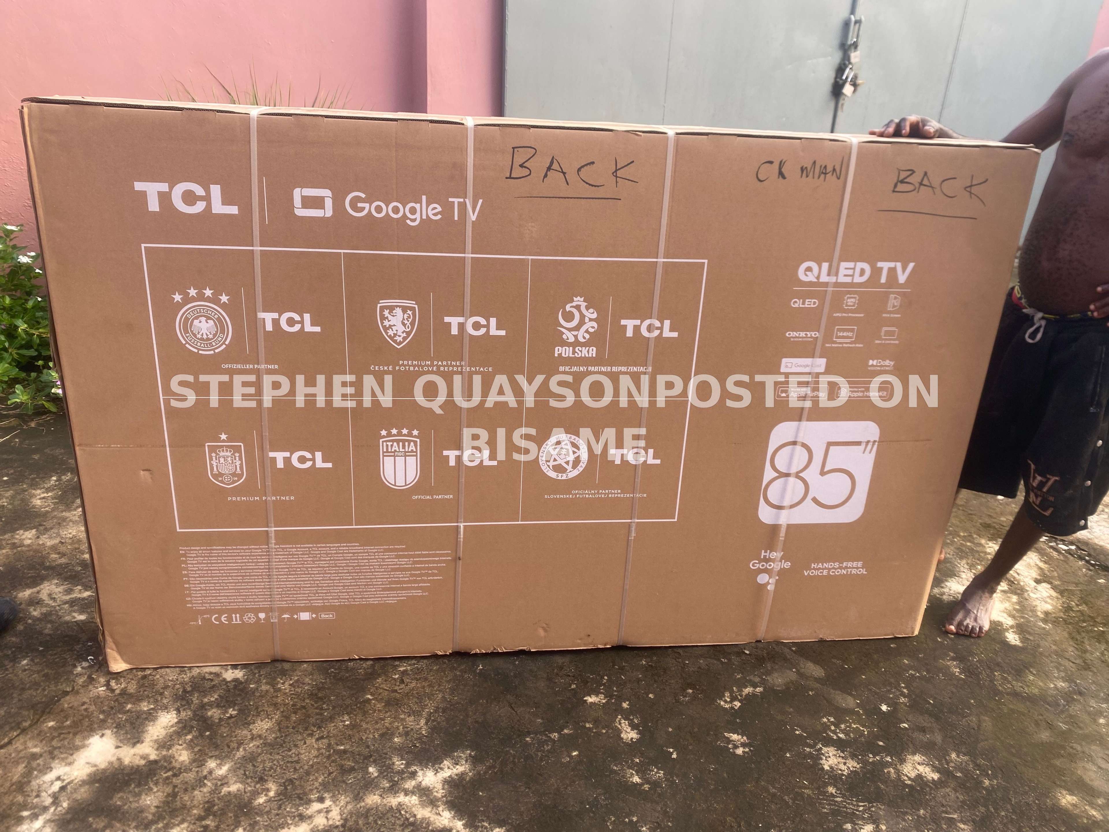 TCL Google TV QLED TV 85inches