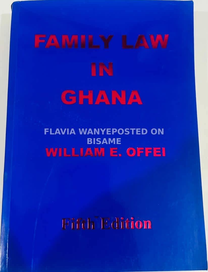 Family Law in Ghana William E Offei 5th Edition The Annotated Criminal Offences Act 1960 Act 29