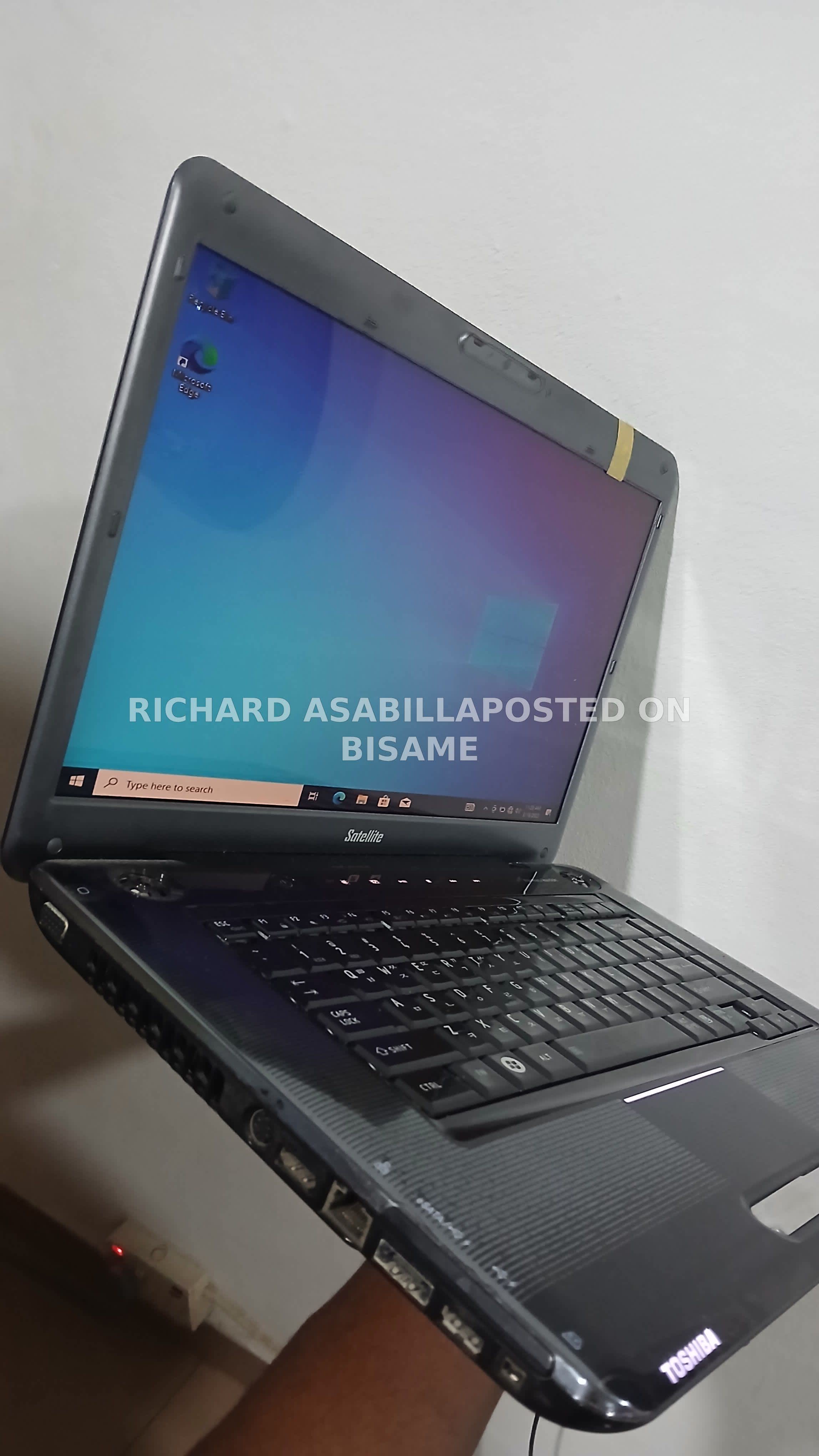 Toshiba Satellite L600 HDD 500GB 4GB Ram Used Black 