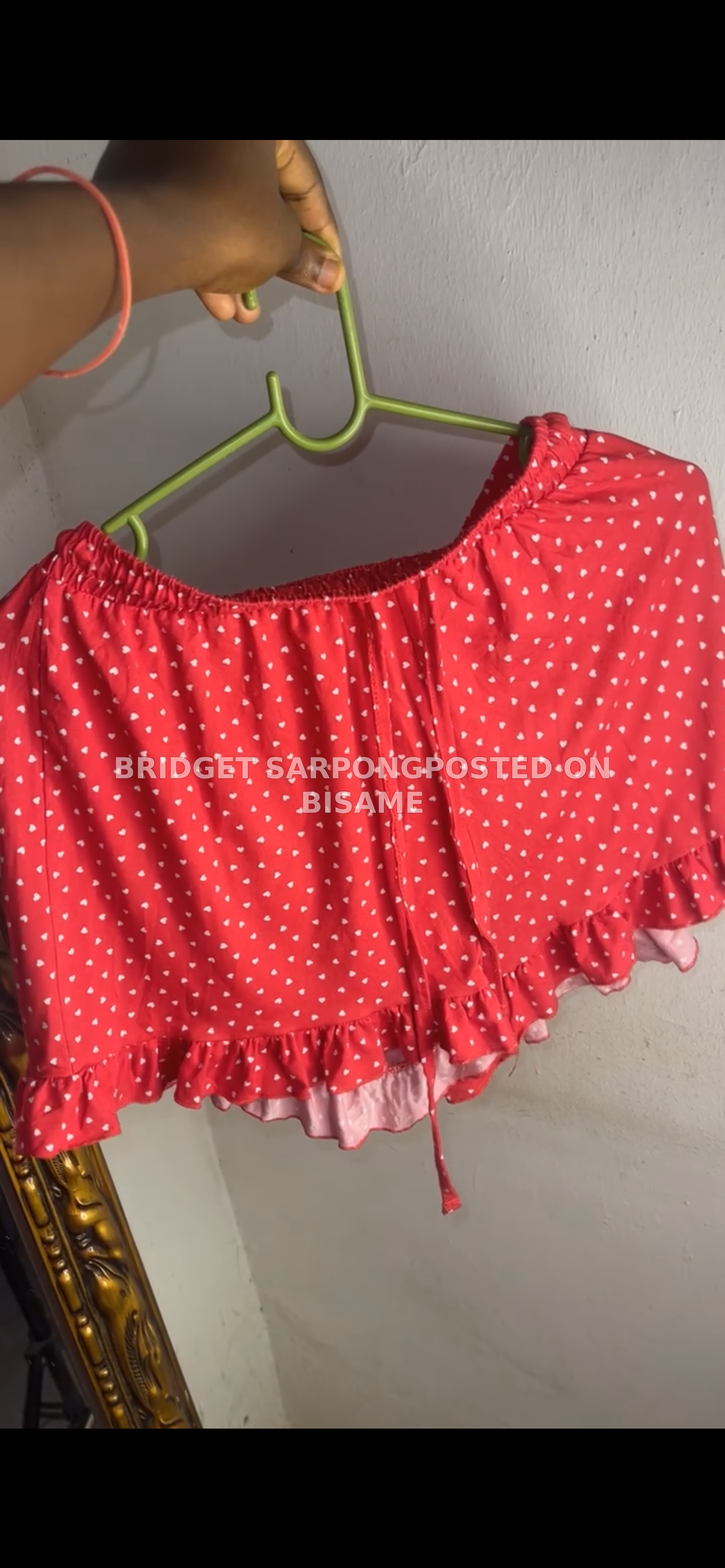 Ladies Red Lounge Wear Undies 