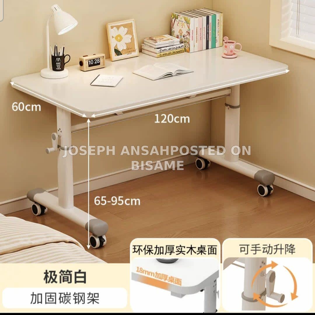 Height Adjustable Study Computer Desk - Mobile Workstation