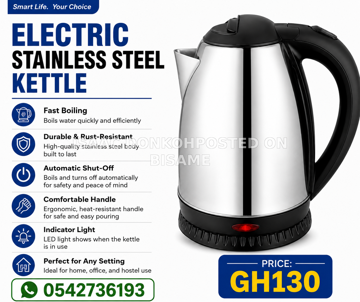 Electric Stainless Steel Kettle