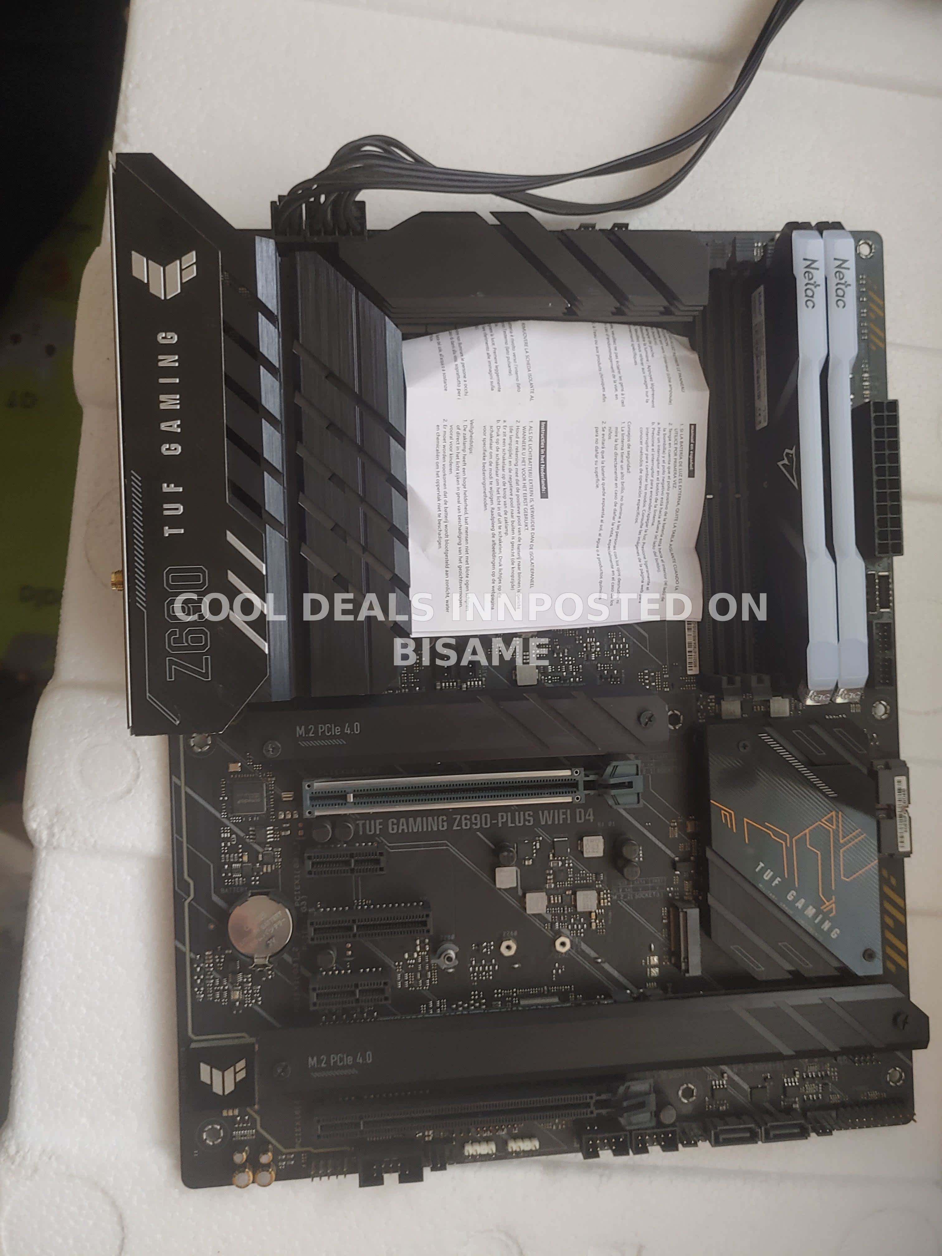 Asus Tuff Z690 Motherboard And 12th Gen 12-2600kf 16 Cores 5.0Ghz Speed CPU