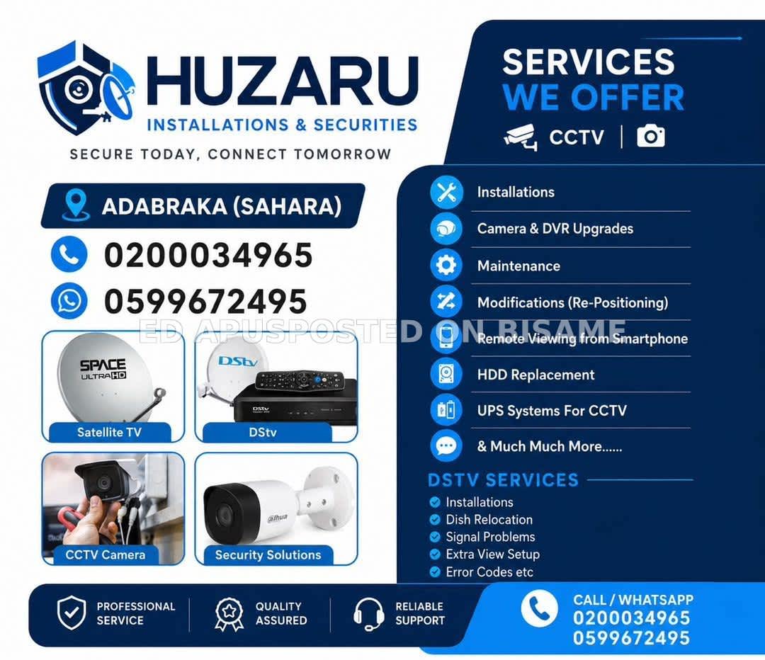 HUZARU INSTALLATION & SECURITY
