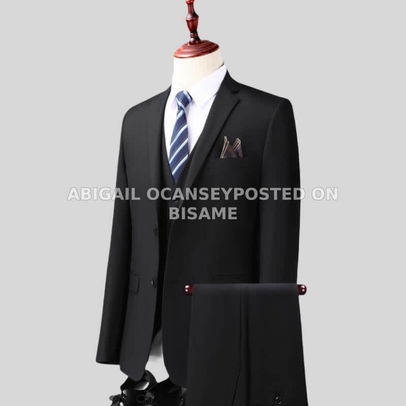 Men's 3 Piece Suit 2 Buttons