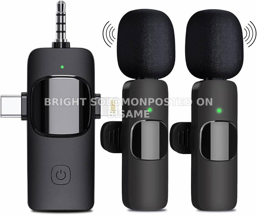 3-in-1 Universal Dual Wireless Lavalier Microphone Set