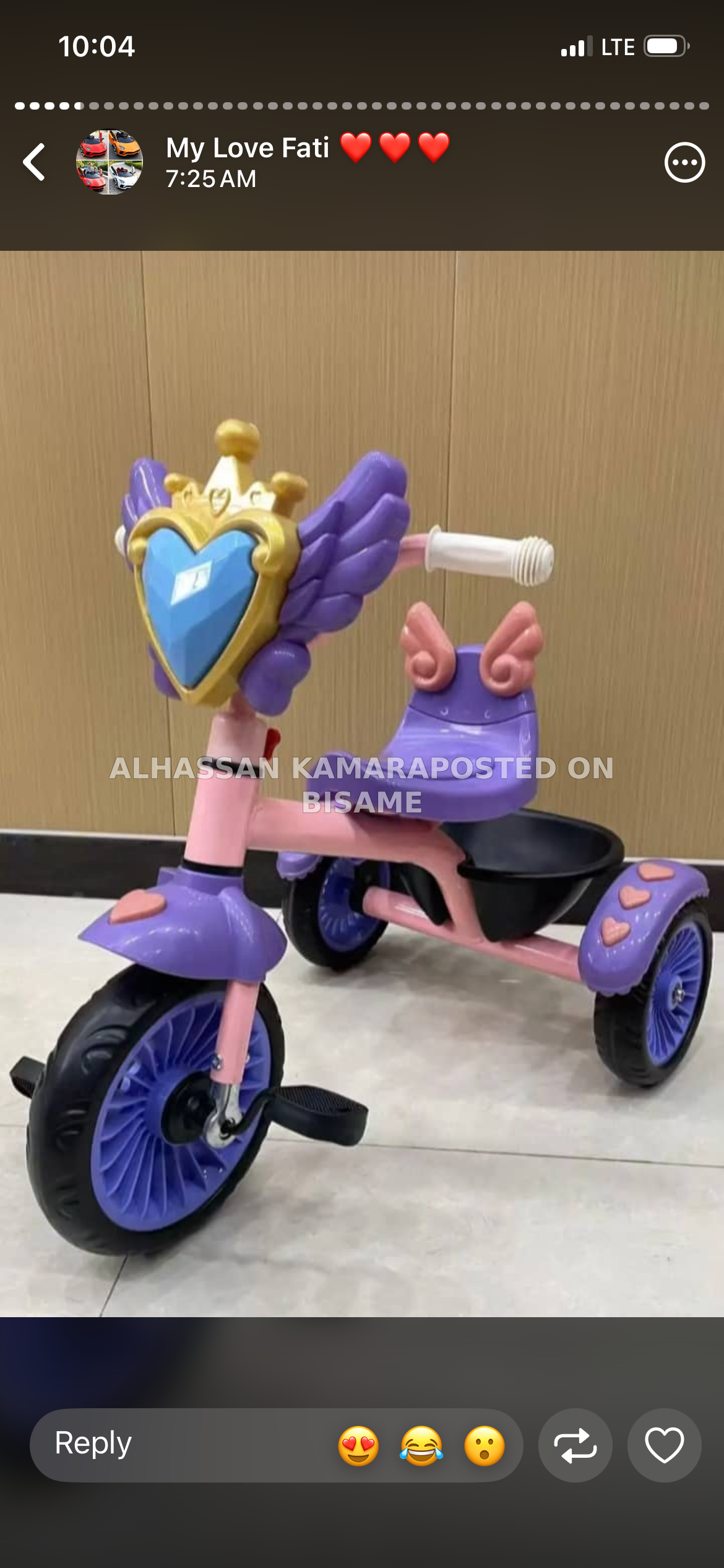Kids Tricycle with Music and Light