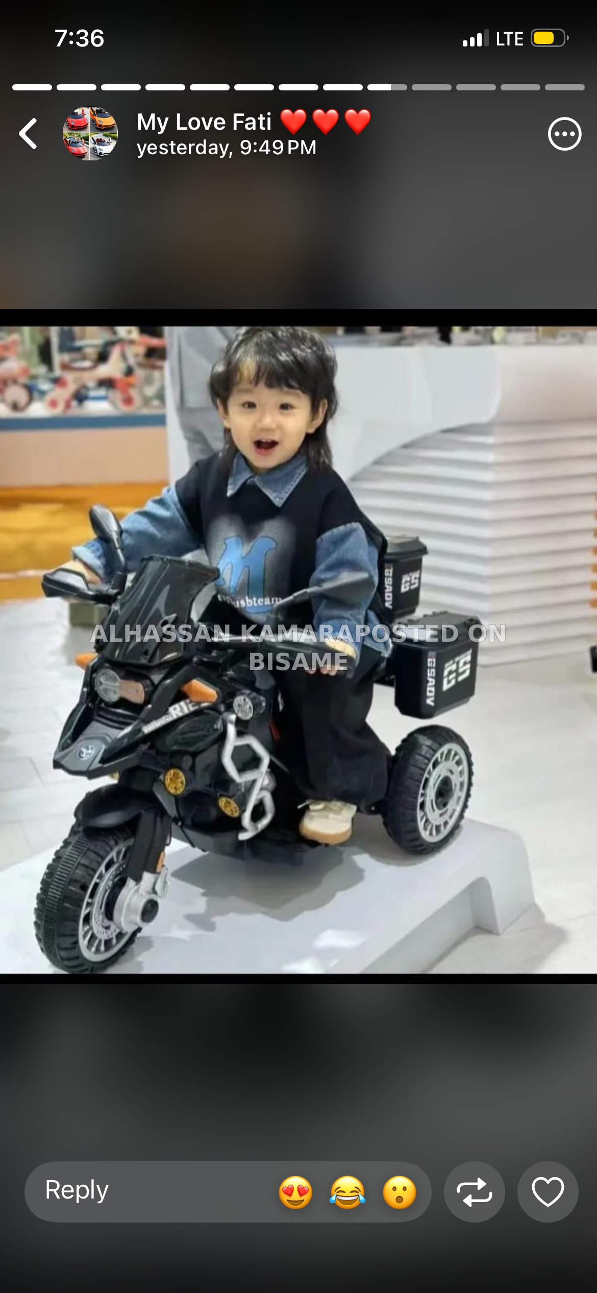 Kids Rechargeable Electric Motorbike BMW 1250 GS