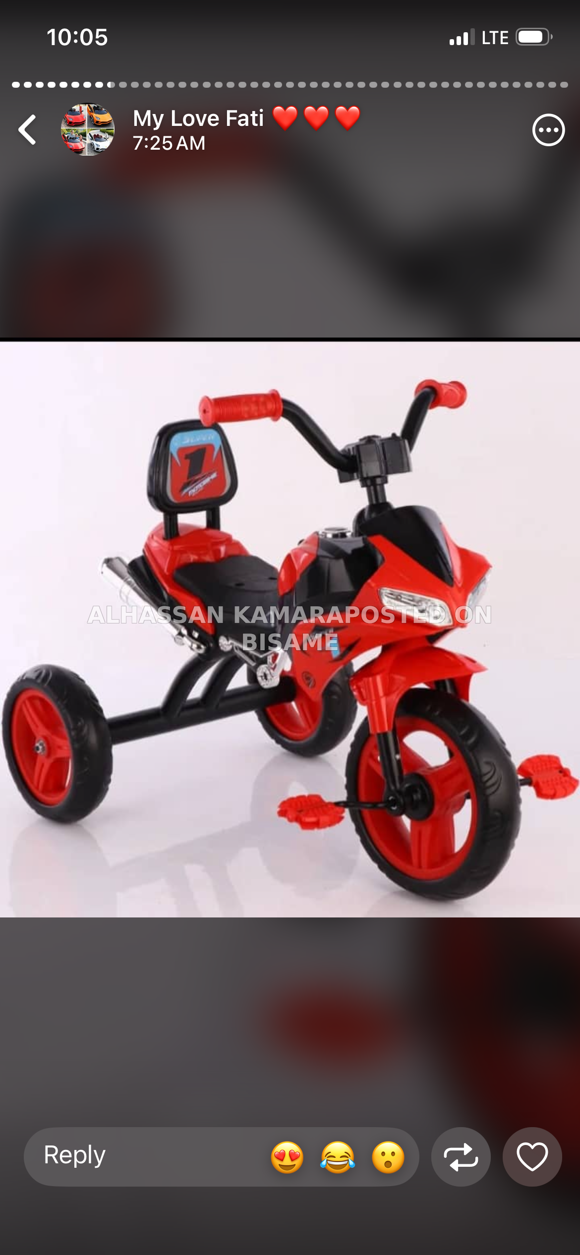 Kids Tricycle with Music and Light