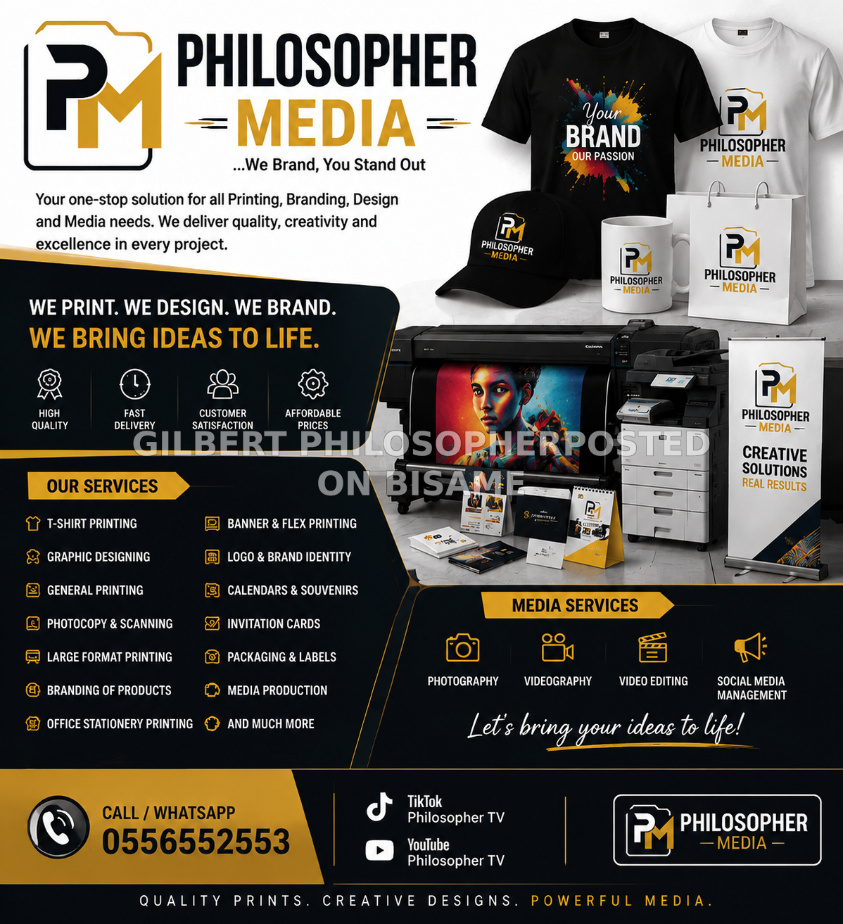 Graphic designer and Media Personality