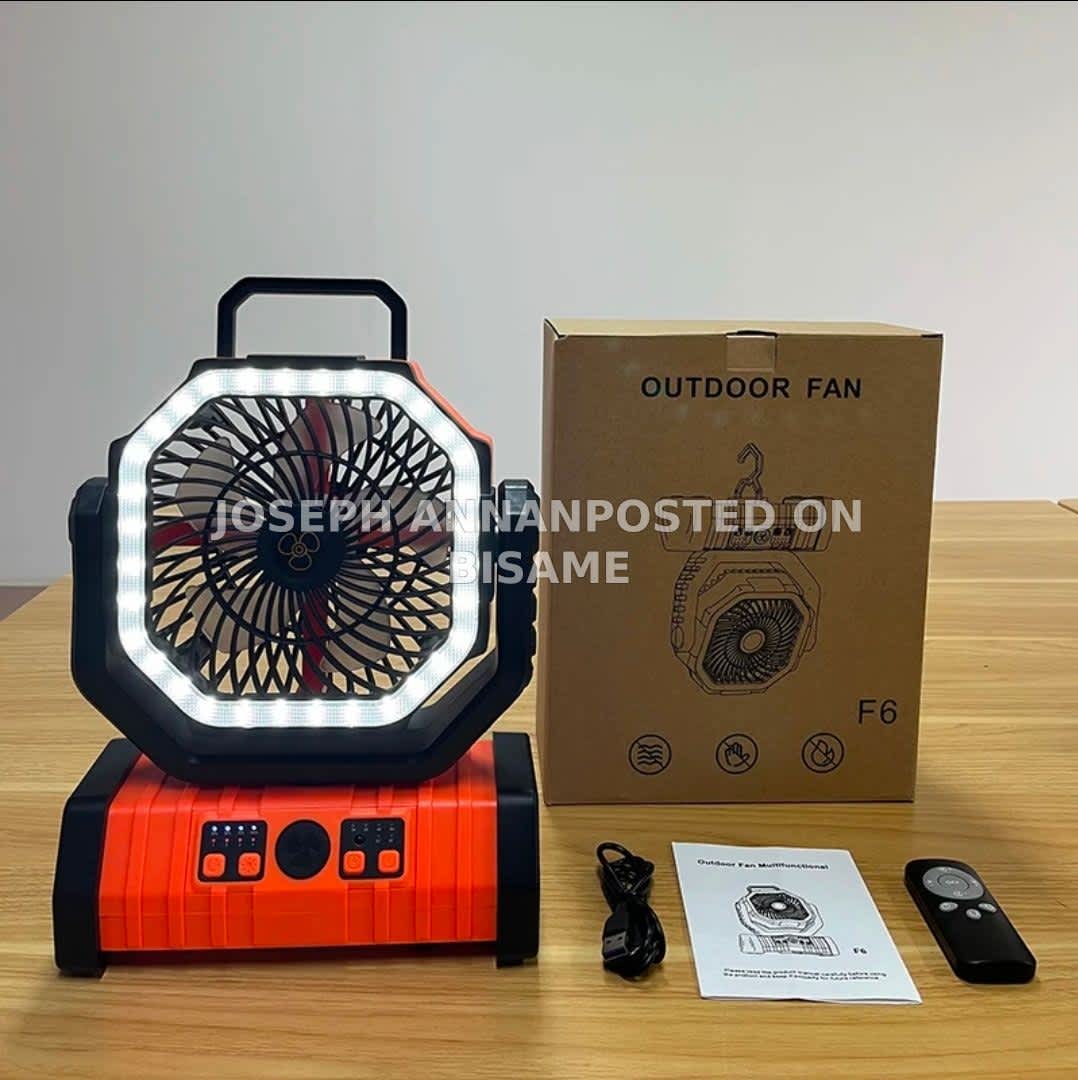 Rechargeable Fan and light