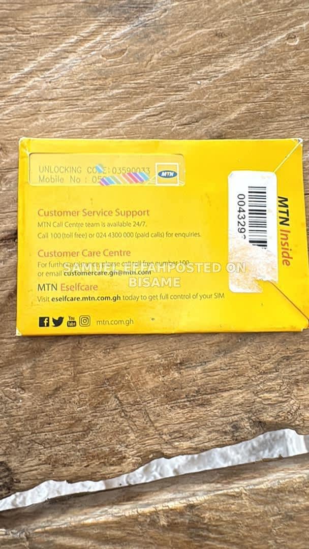 MTN AGENT SIM CARD