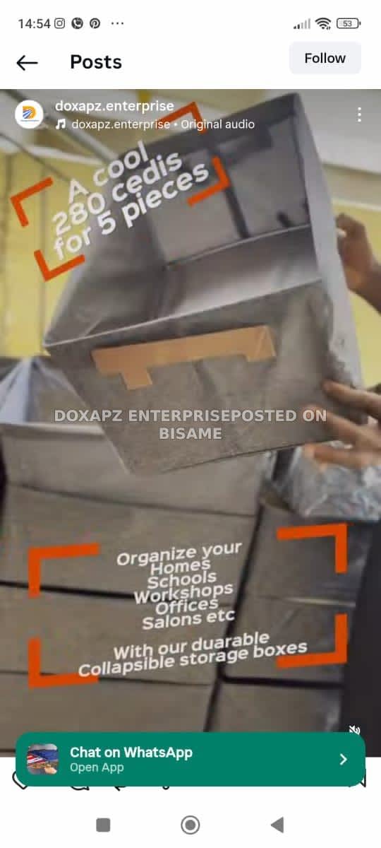 Foldable wardrobe organizer