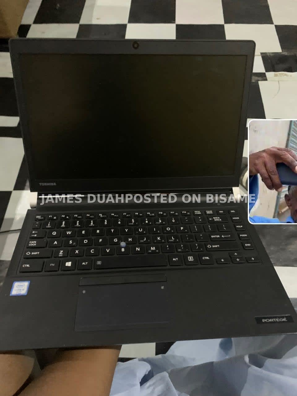 Toshiba Portégé Laptop 8GB Ram 256GB SSD Used Black