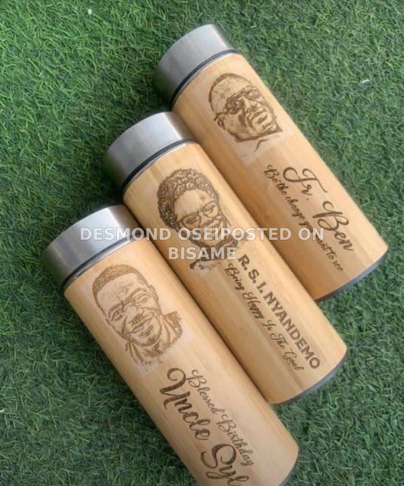 CUSTOMIZE BAMBOO FLASK