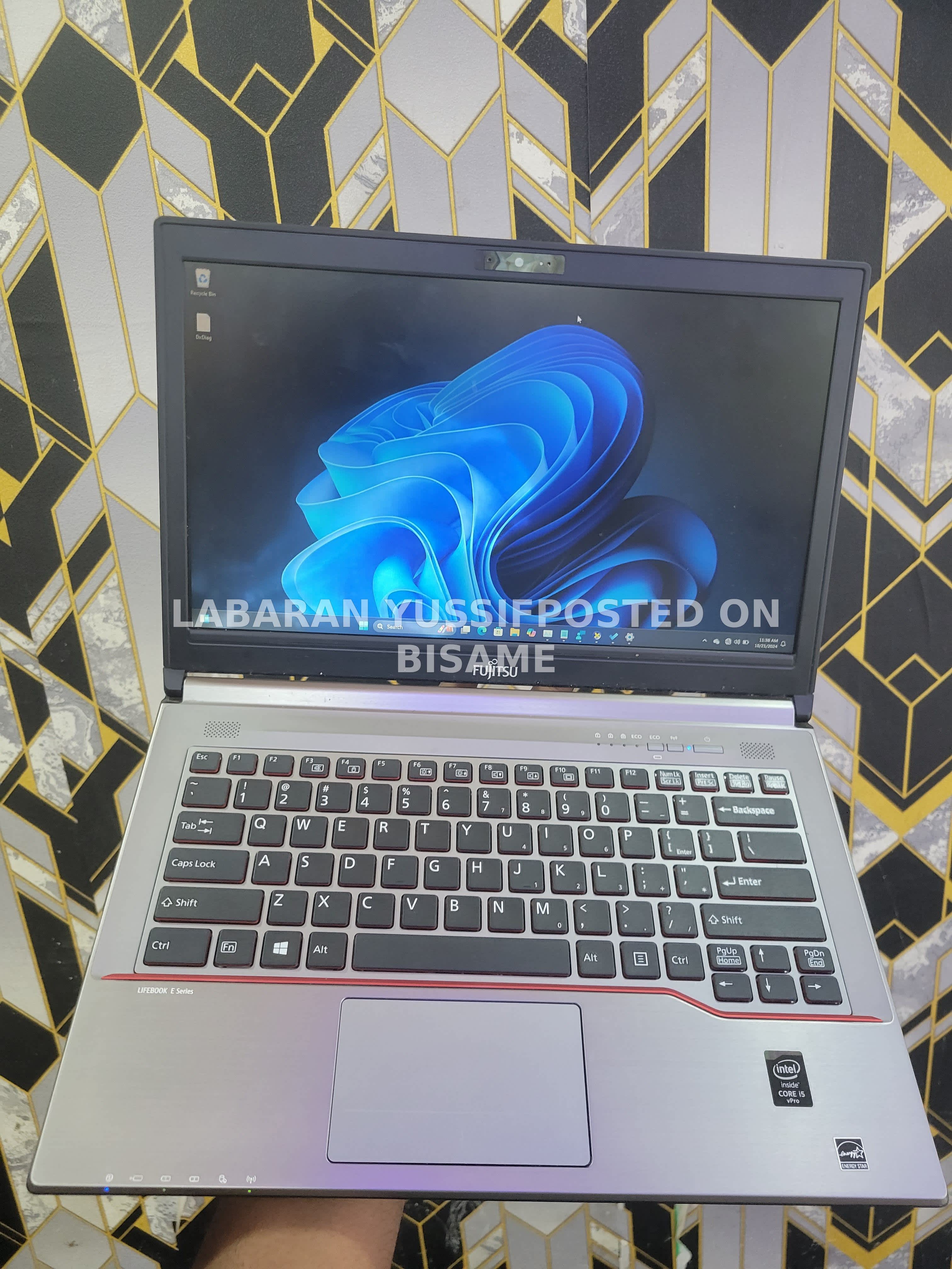 FUJITSU LIFEBOOK E744 128GB 8GB Ram Used Silver