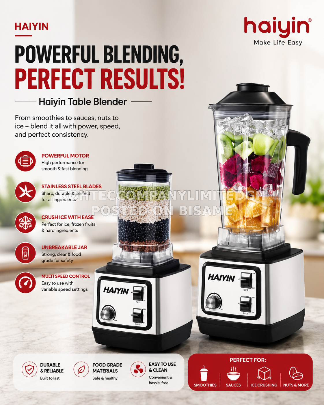 Haiyin High Speed Blender