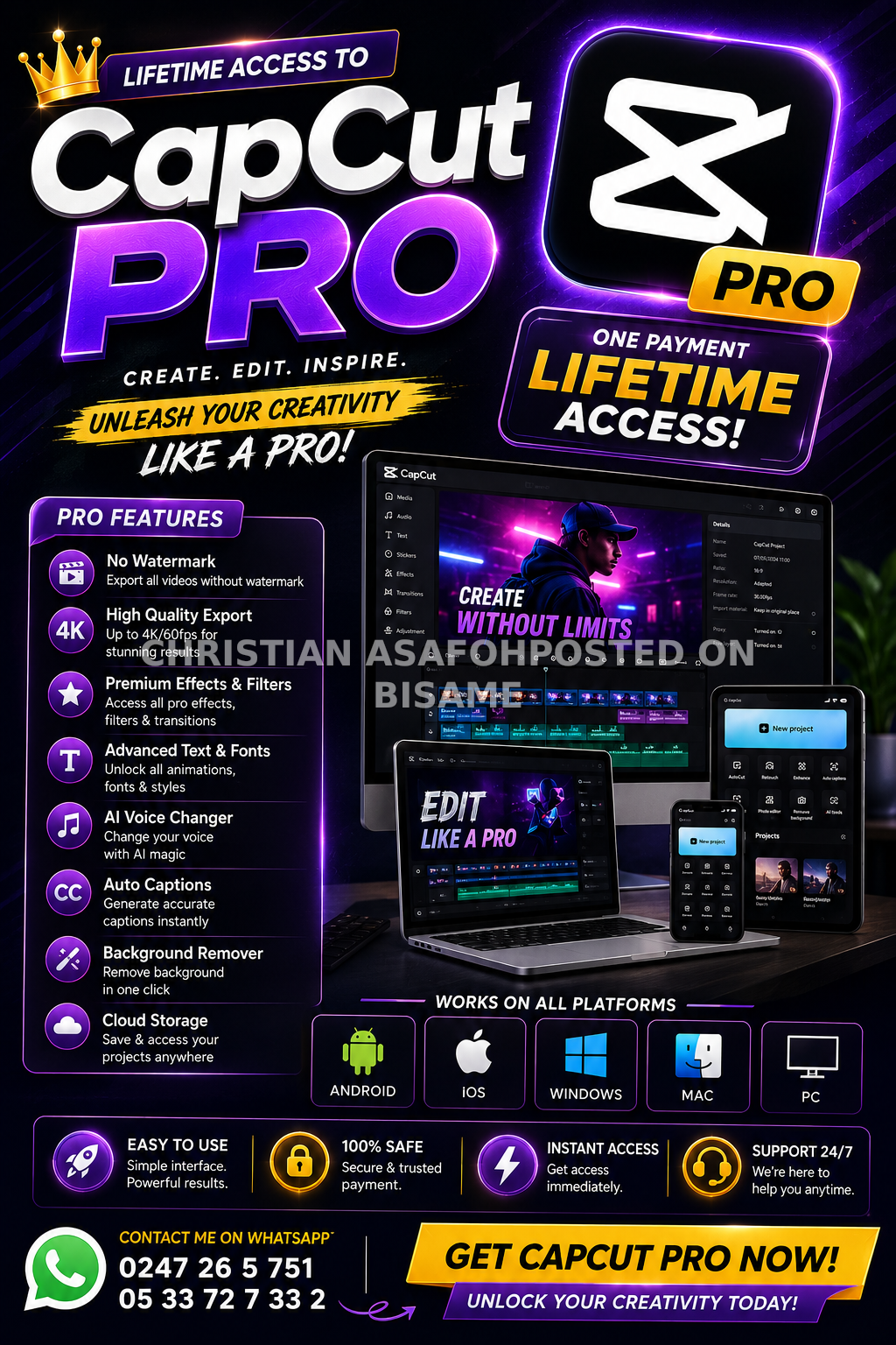 Capcut Pro (LIFETIME)