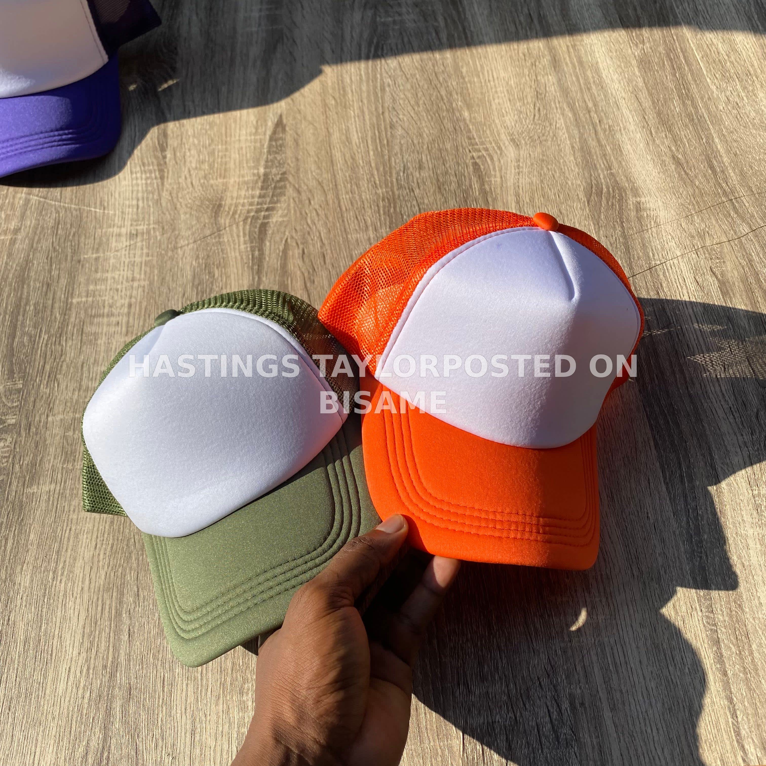 Two tone trucker caps