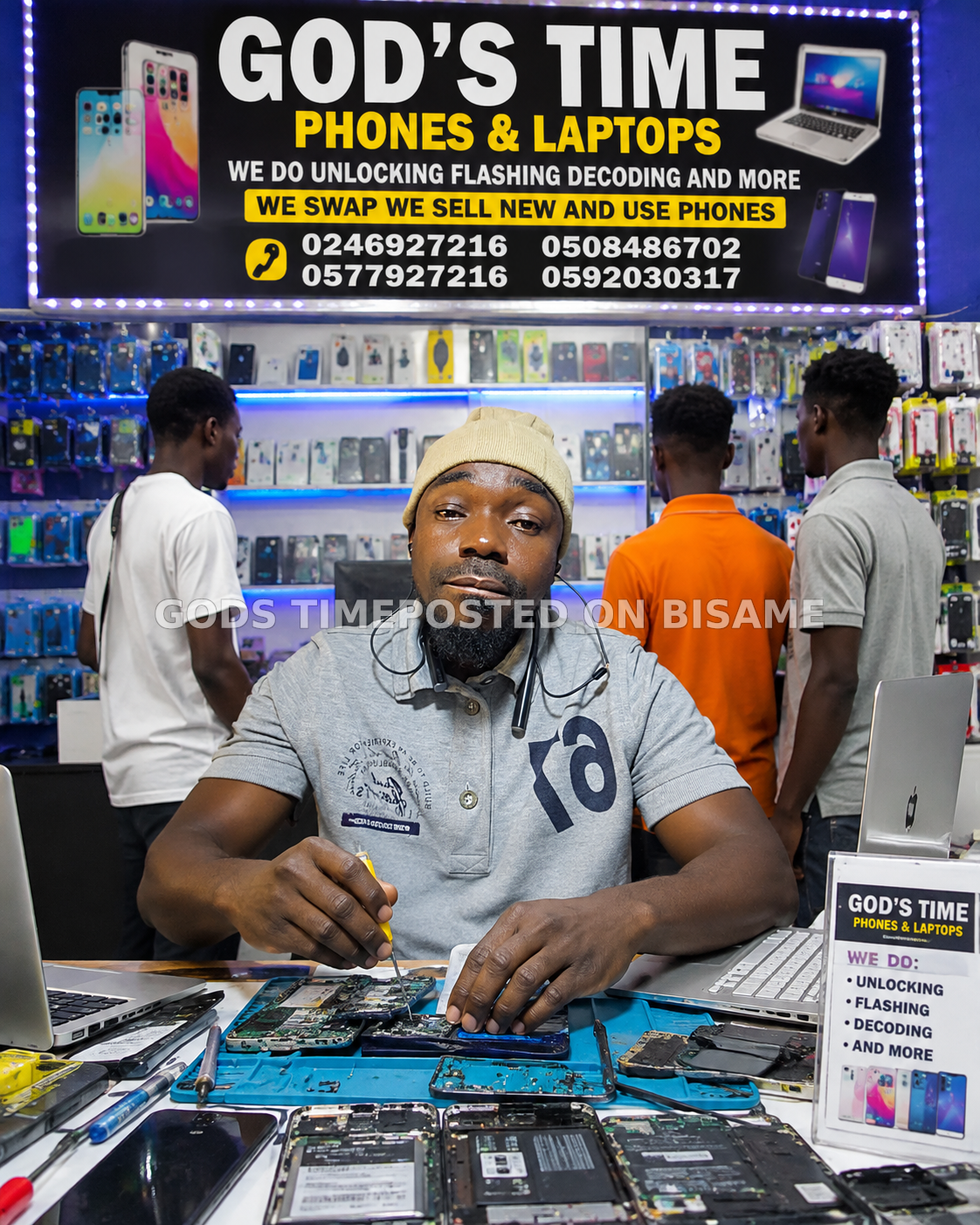 GOD'S TIME PHONES AND LAPTOPS REPAIRS