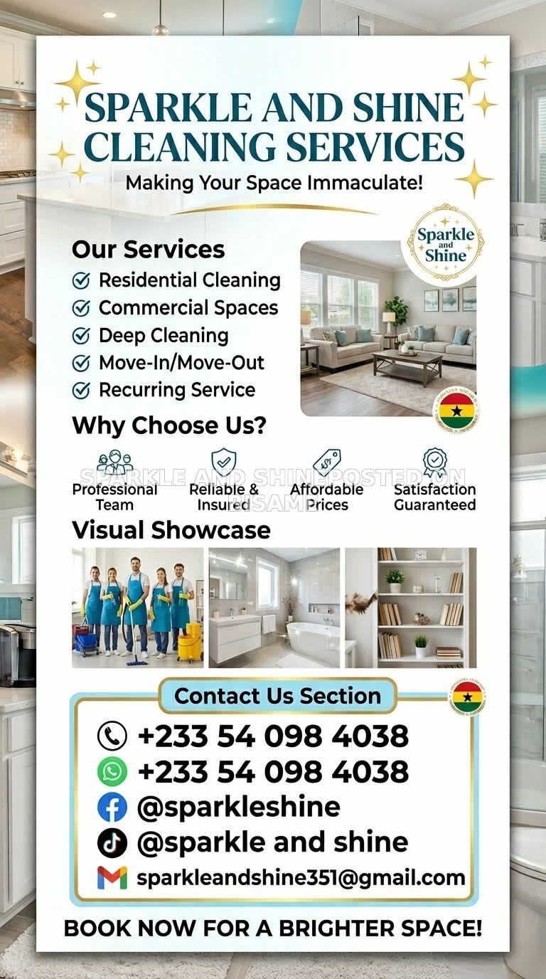 Sparkle and Shine CLEANING SERVICES