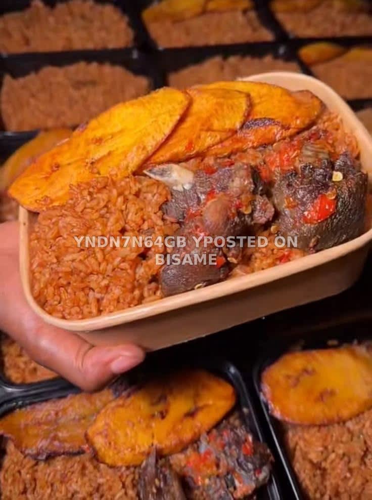 sip and flavour Goat Jollof rice