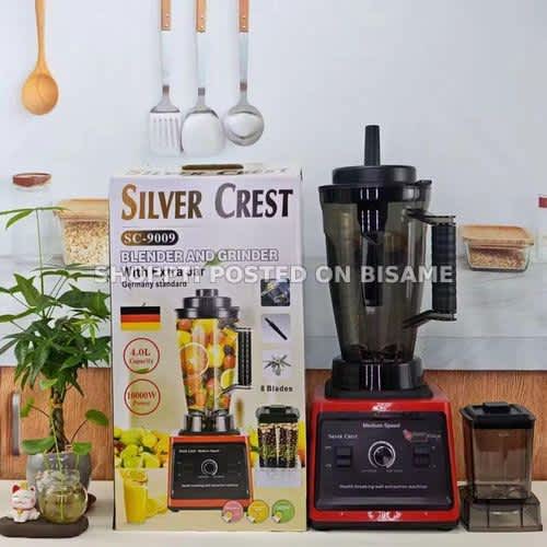 SILVER CREST Commercial High-Power Blender and Grinder Combo