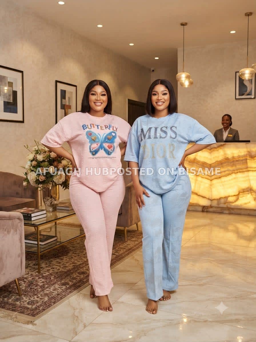 Ladies 2 Piece Lounge Dress 
