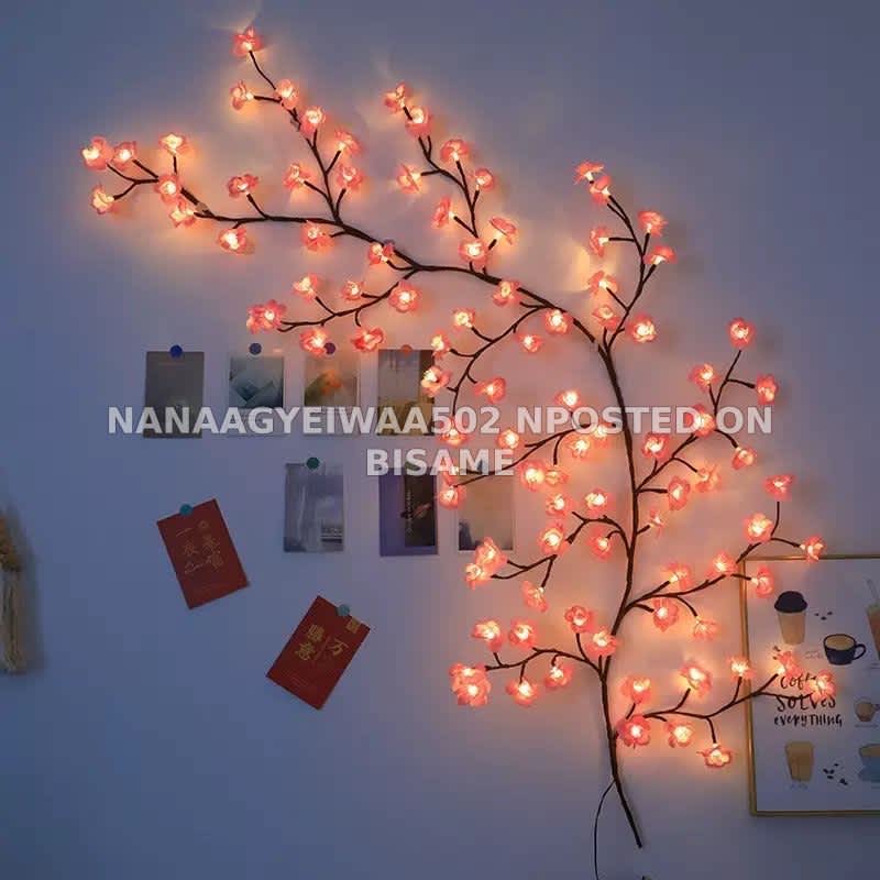 Led Tree Lights With Bendable Shapes, Vine Lights, Butterfly Flowers