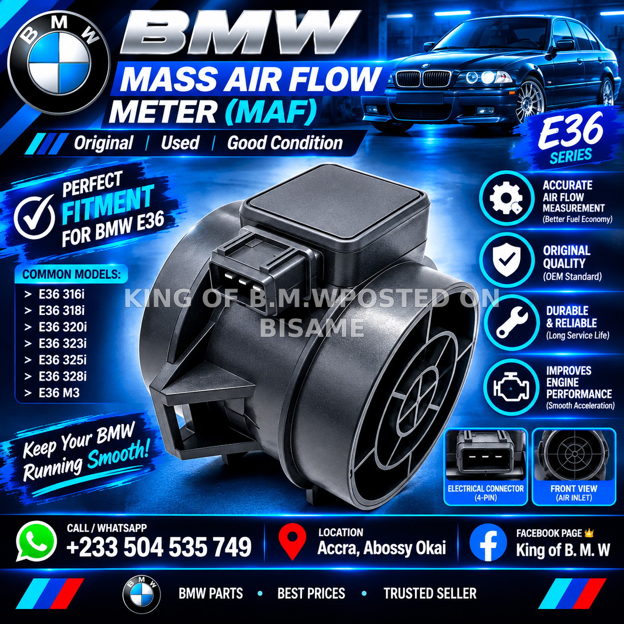 BMW Air Flow Meter