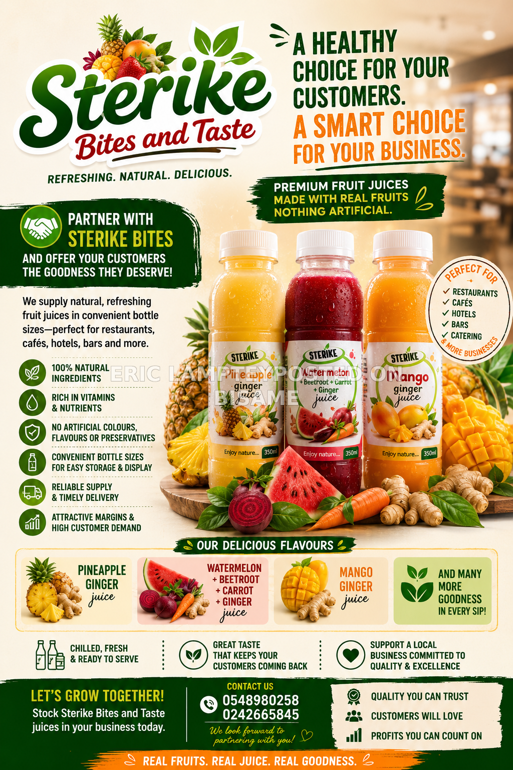 Sterike Natural Fruit Juice