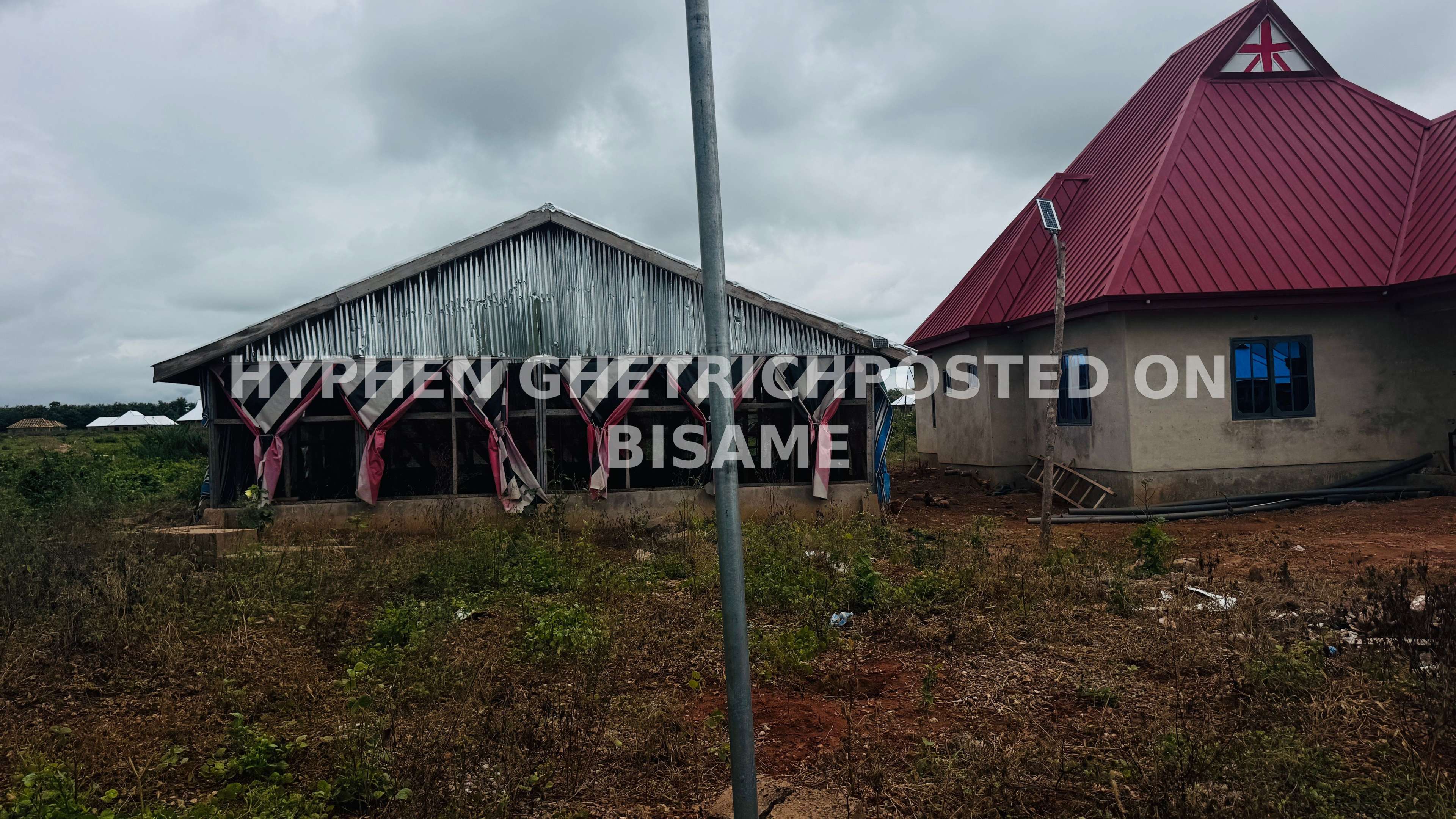 Poultry farm and House for sale at Ejura