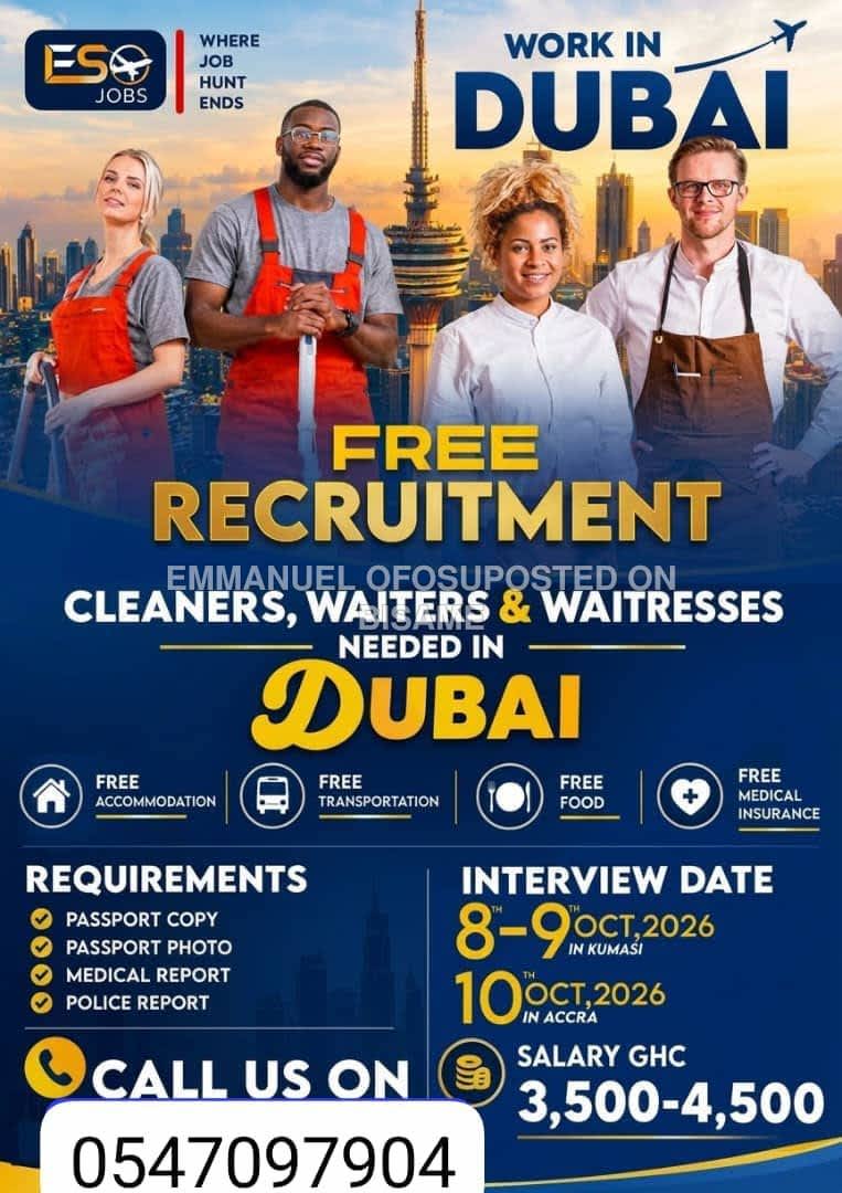 Recruit people to Dubai