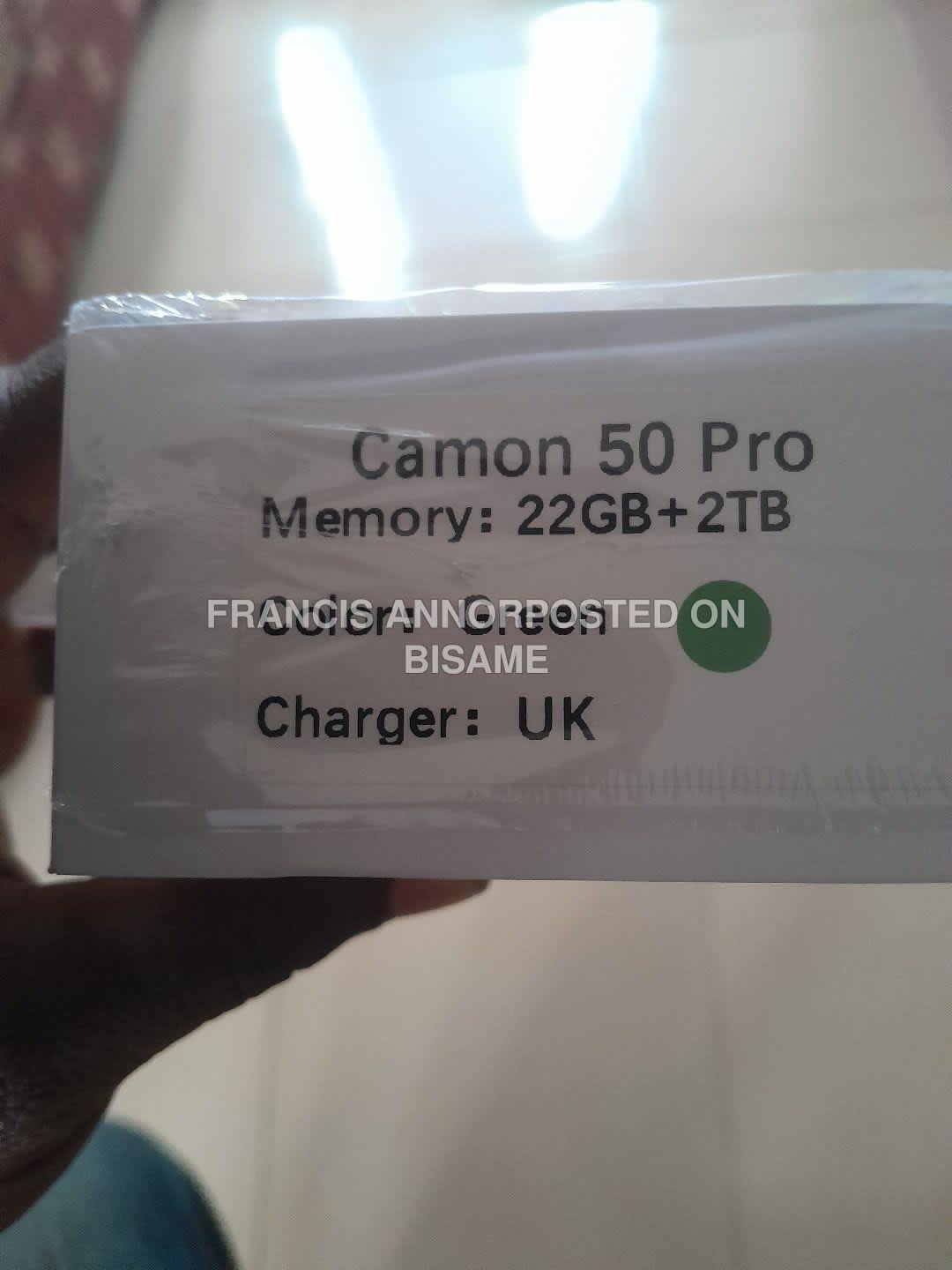 Camon 50 Pro Clone 2T Brand New Green