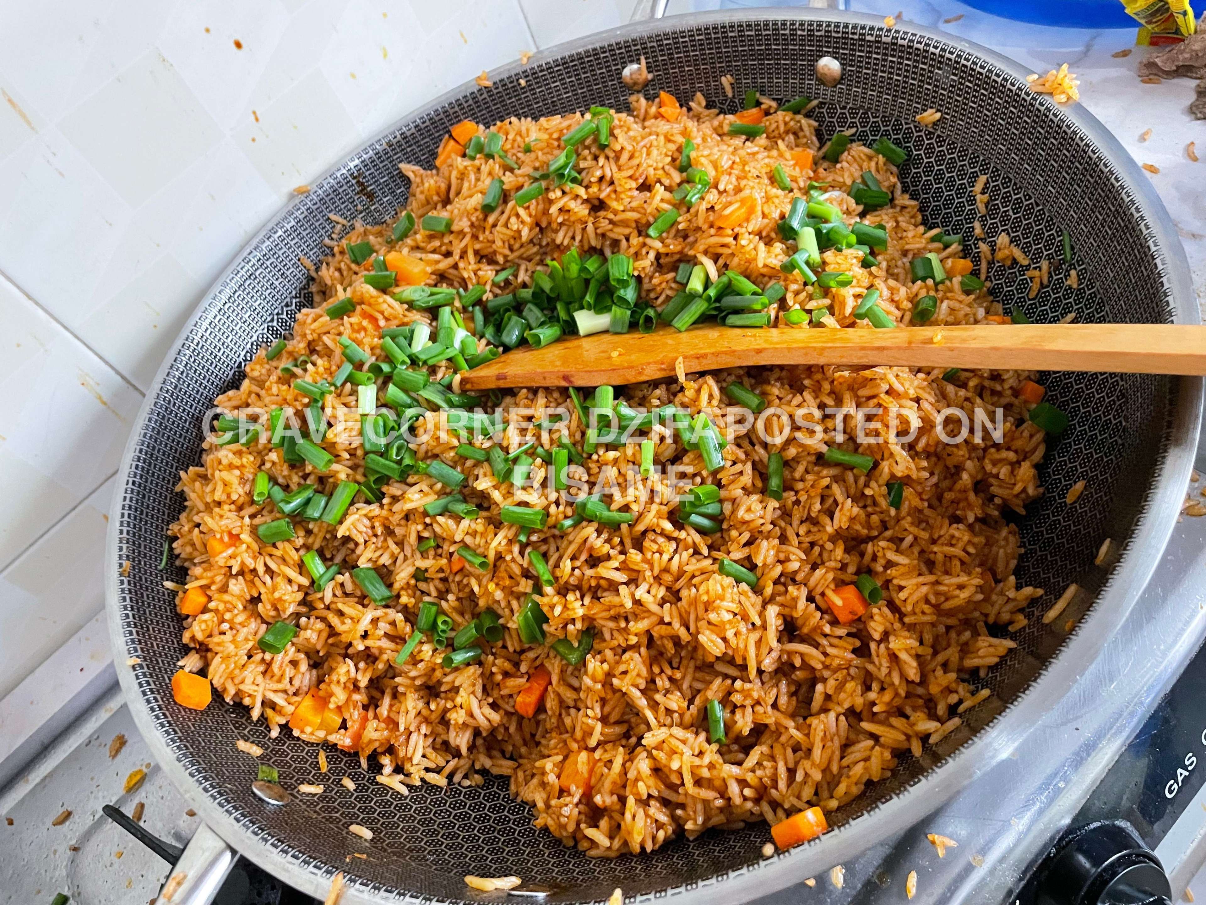 Jollof rice and fried rice with Grilled Chicken