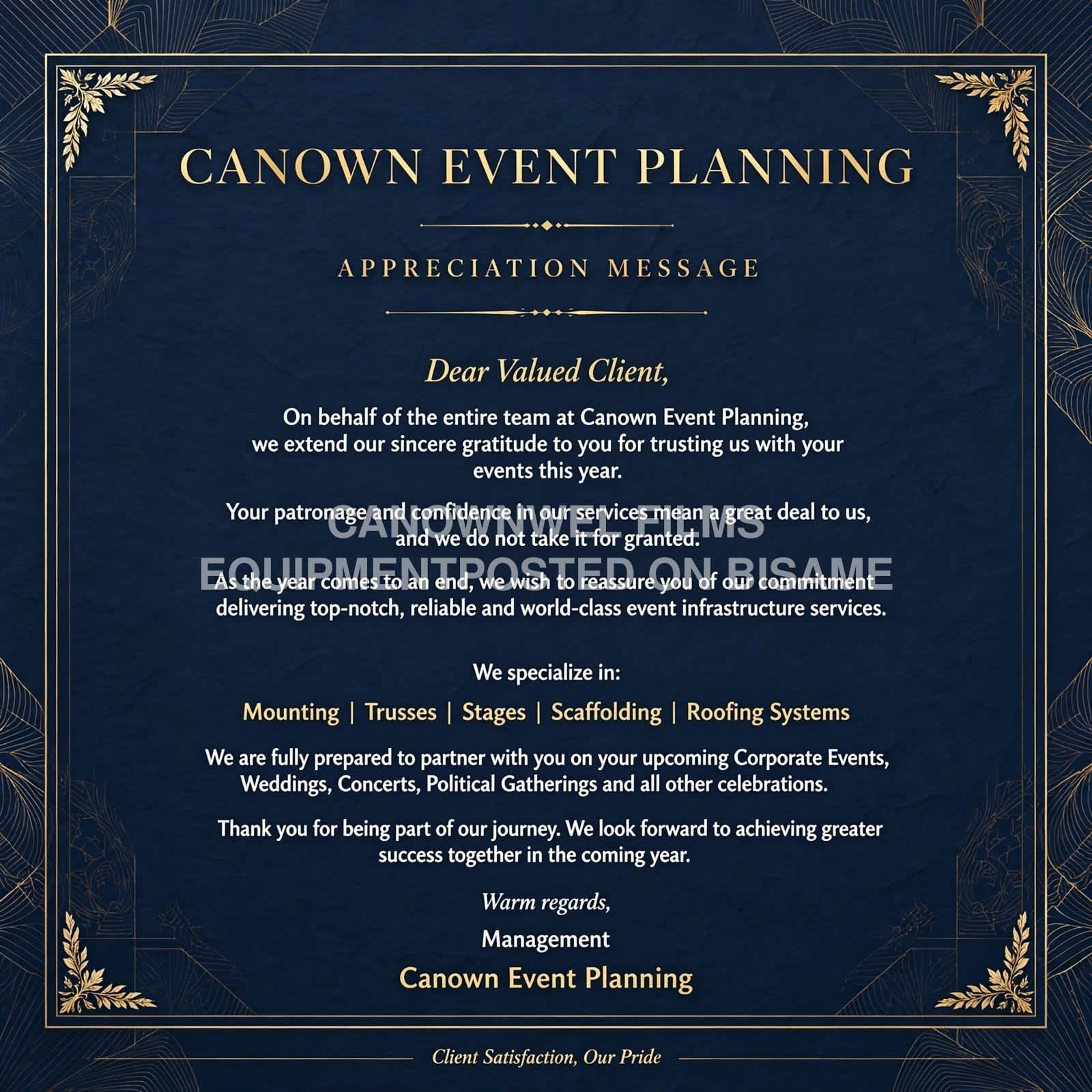 Canown Event Planners