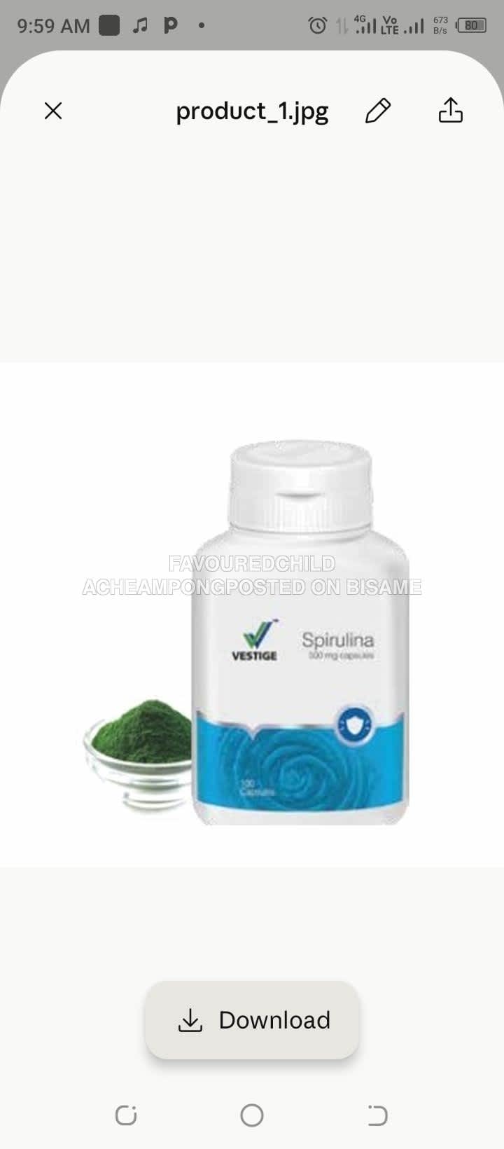 Vestige Spirulina