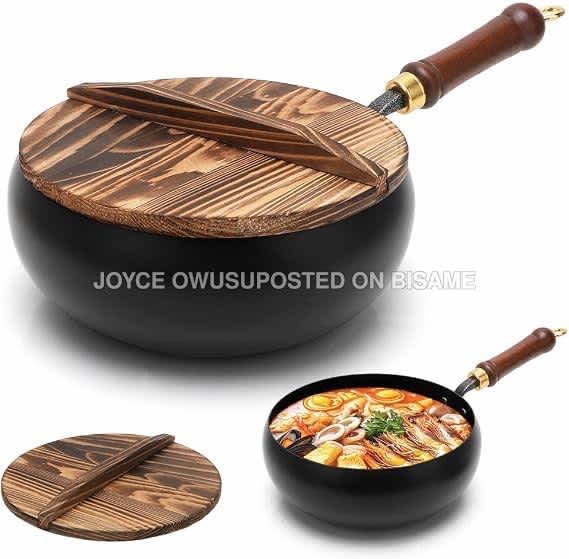 Cast iron Big Belly Cooking Pot with lid 26cm