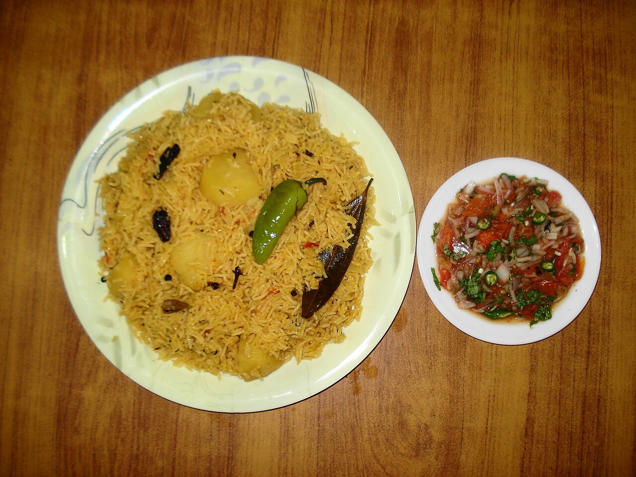 Tehri (Spiced Vegetable Rice with Potato and Peas)