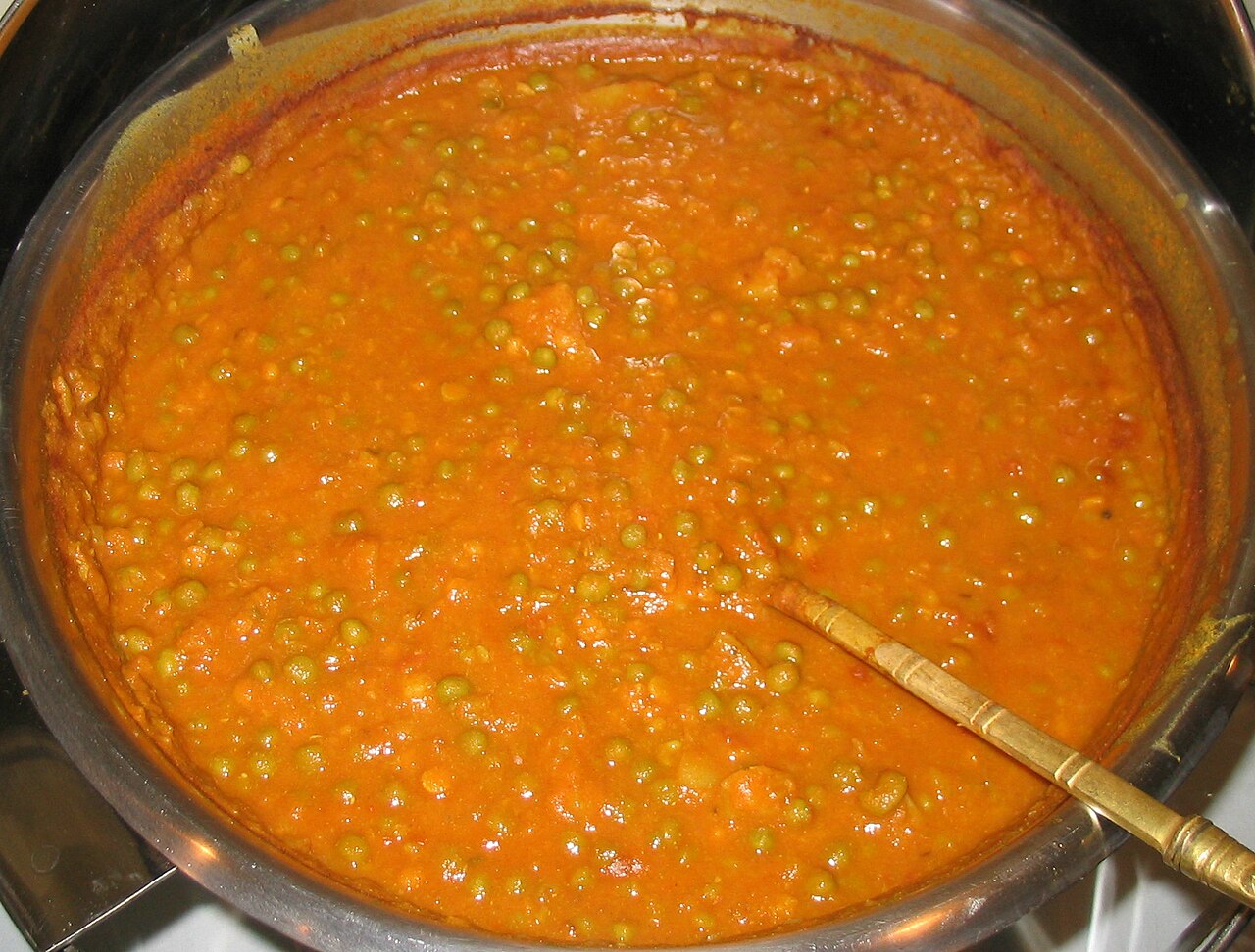 Aloo Matar (Indo-Fijian Potato and Pea Curry with Roti)