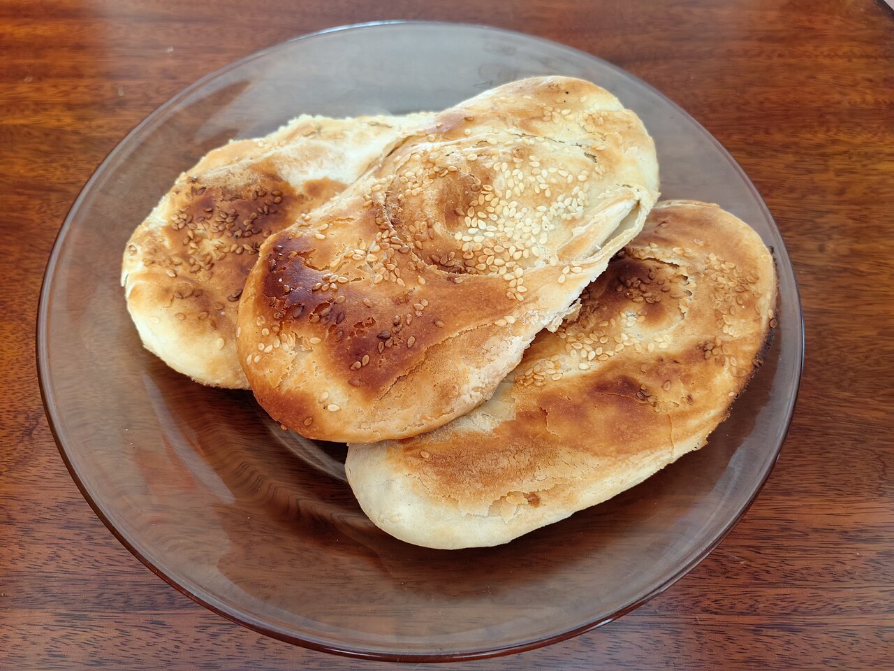 Changzhou Sesame Cake (Flaky Scallion Sesame Flatbread)