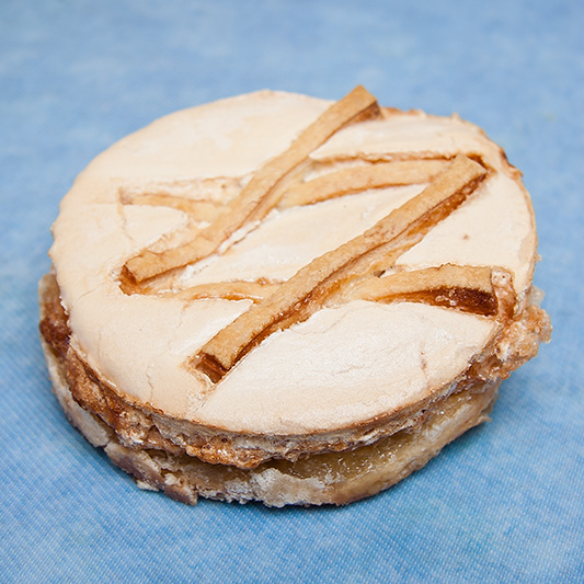 Conversation (Almond Cream Puff Pastry Tart with Royal Icing)